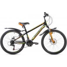 Велосипед Intenzo Forsage 24" (black-green-orange)