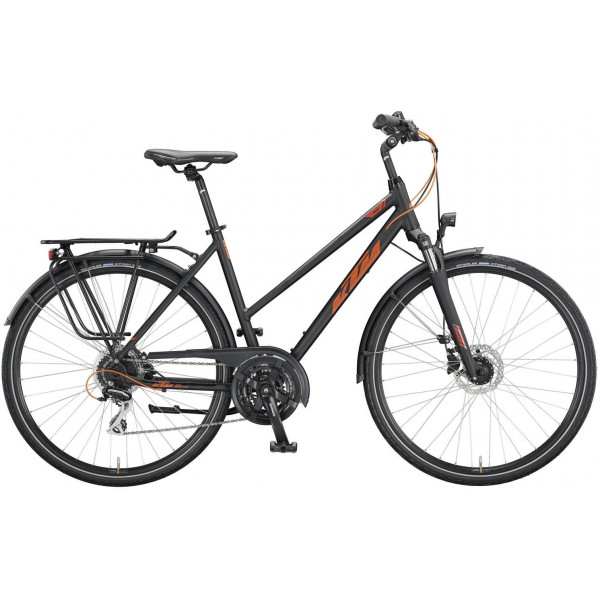 Велосипед KTM Life Ride D (black orange)