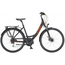 Велосипед KTM Life Ride E (black orange)