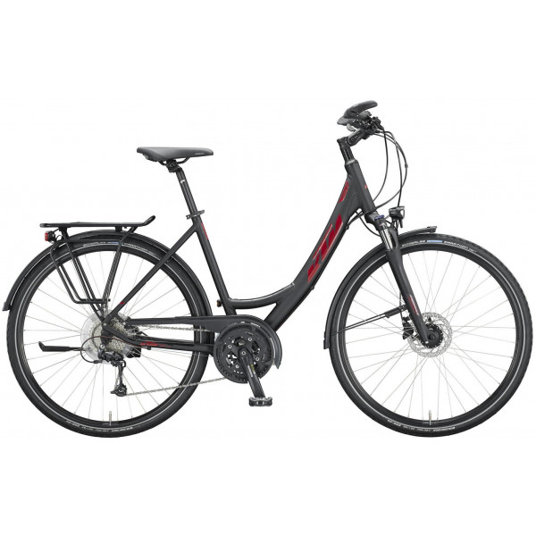 Велосипед KTM Life Space E (black-red)