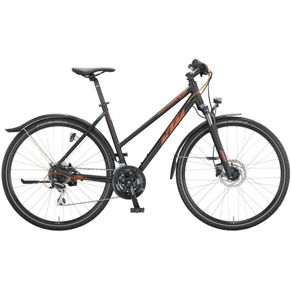 Велосипед KTM Life Track Street D (black orange)