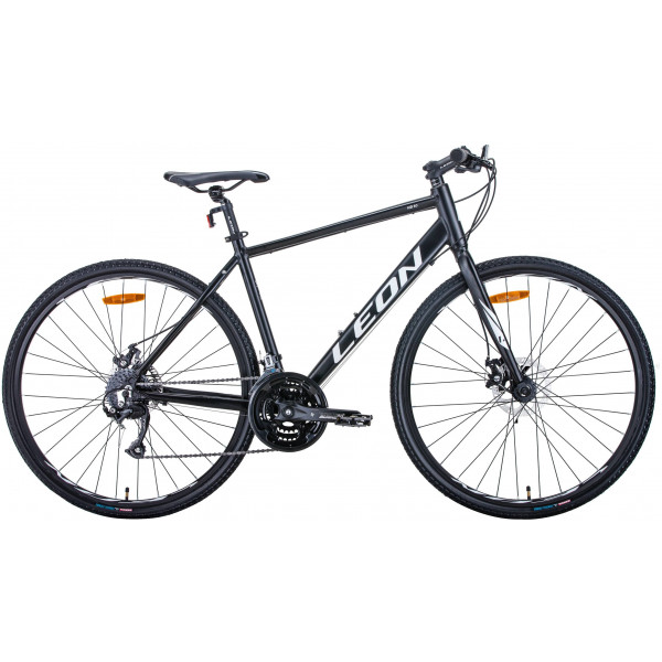 Велосипед Leon HD-80 DD 28" (black white)