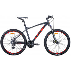 Велосипед Leon HT-90 AM DD 26" (grey red)