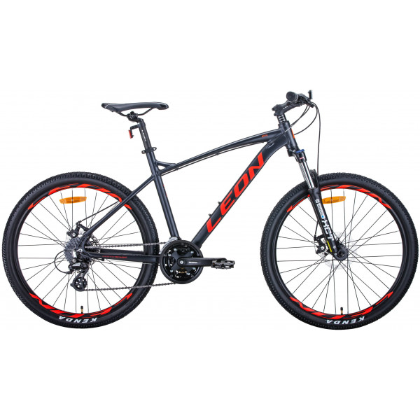Велосипед Leon HT-90 AM DD 26" (grey red)