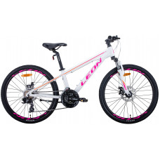 Велосипед Leon Junior AM DD 24" (white pink)