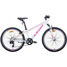 Велосипед Leon Junior AM Vbr 24" (white pink)