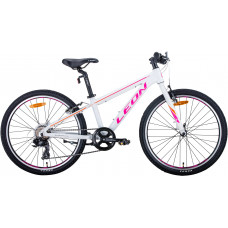 Велосипед Leon Junior Vbr 24" (white pink)