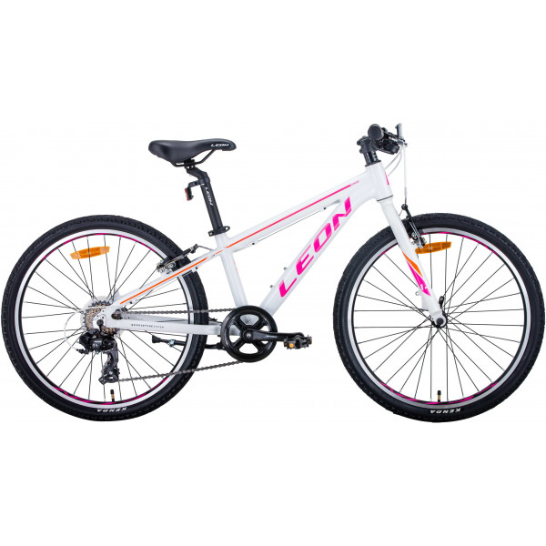 Велосипед Leon Junior Vbr 24" (white pink)