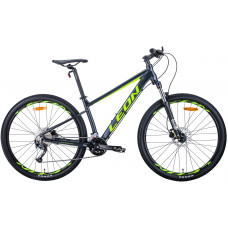Велосипед Leon XC-70 AM HDD 27.5" (black green)