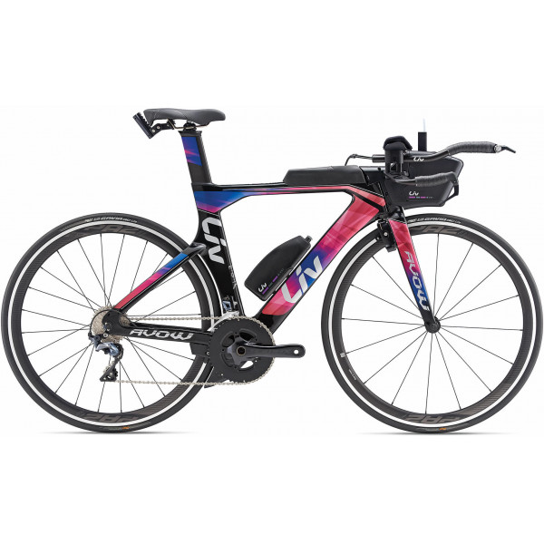 Велосипед Liv Avow Advanced Pro 2 2019 (black-red)