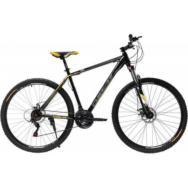 Велосипед Oskar 550 29" (black-yellow)