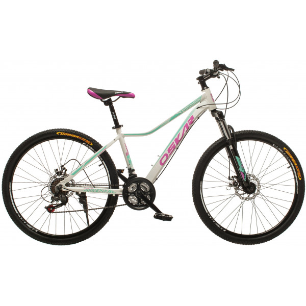 Велосипед Oskar Lady New 26" (white pink)