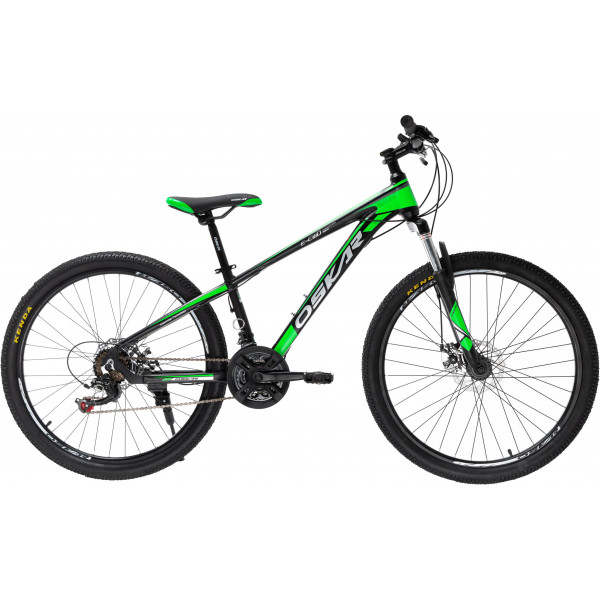 Велосипед Oskar Piranha 26" (black green)