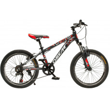Велосипед Oskar Scarp 20" (black-red)