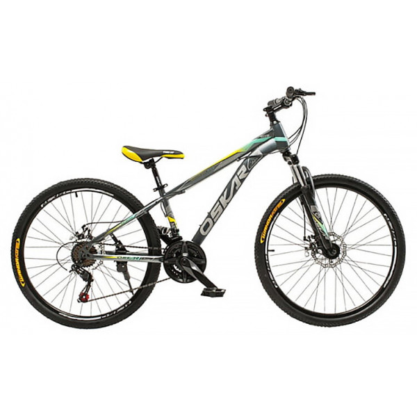 Велосипед Oskar SMT 26" (grey yellow)