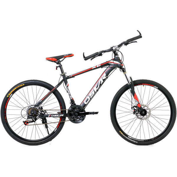 Велосипед Oskar X6 26" (black-red)