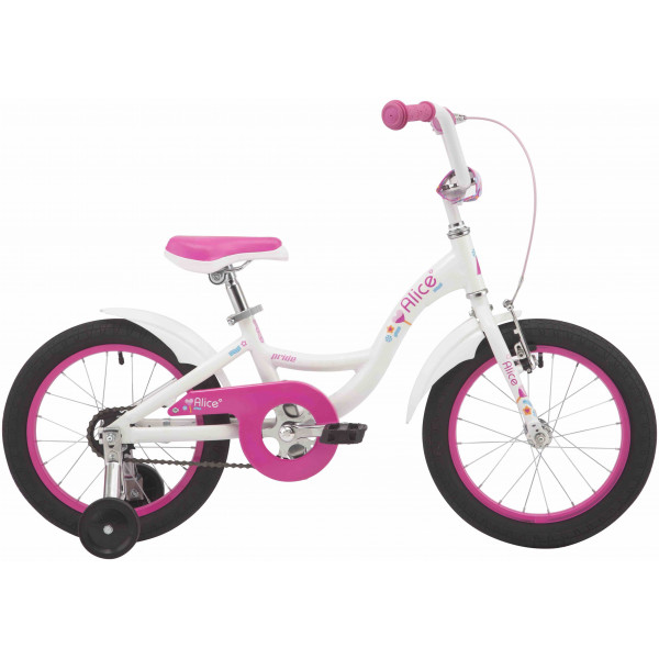 Велосипед Pride ALICE 16 (white pink)