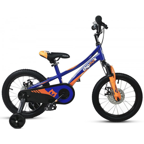 Велосипед RoyalBaby Chipmunk Explorer 16", OFFICIAL UA (blue orange)