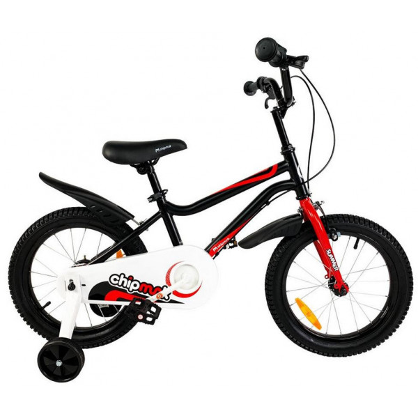 Велосипед RoyalBaby Chipmunk MK 14", OFFICIAL UA (black-red)