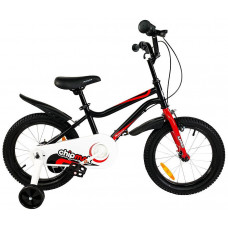 Велосипед RoyalBaby Chipmunk MK 16", OFFICIAL UA (black-red)