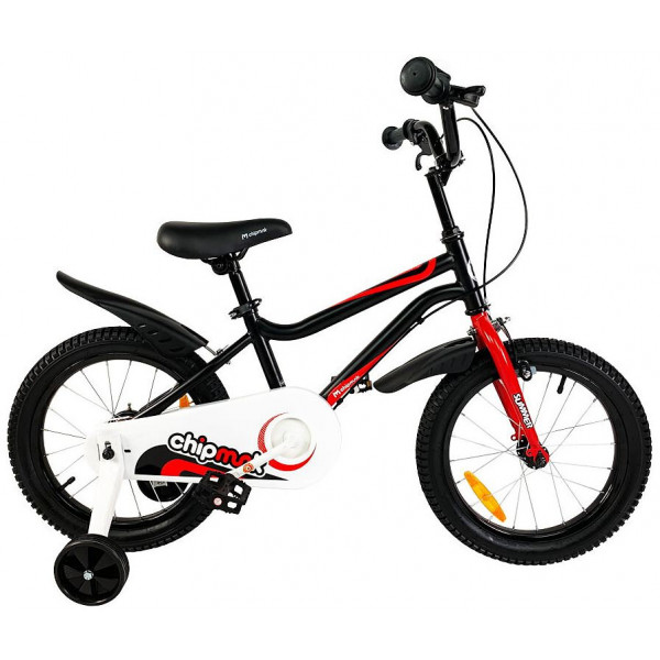 Велосипед RoyalBaby Chipmunk MK 16", OFFICIAL UA (black-red)