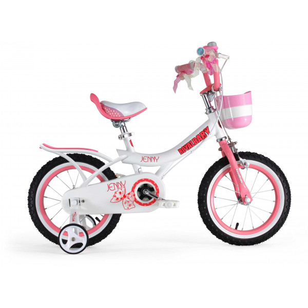 Велосипед RoyalBaby Jenny Girls 12", OFFICIAL UA (white pink)