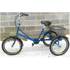 Велосипед Rymar с корзиной 20" (blue)