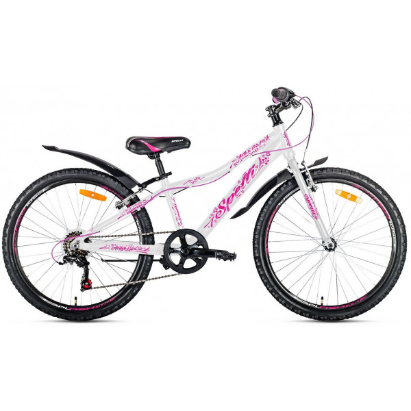 Велосипед Spelli Active 24" Girl (white pink)