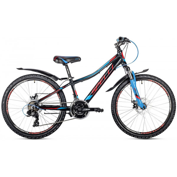 Велосипед Spelli Cross Boy 24" (black blue)