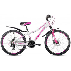Велосипед Spelli Cross Girl 24" (white pink)