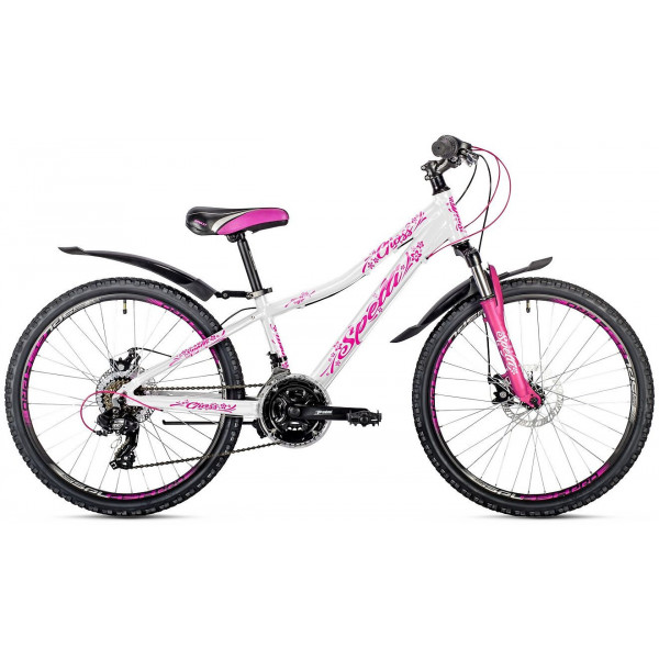 Велосипед Spelli Cross Girl 24" (white pink)