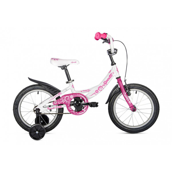 Велосипед Spelli Pony 16" (white pink)