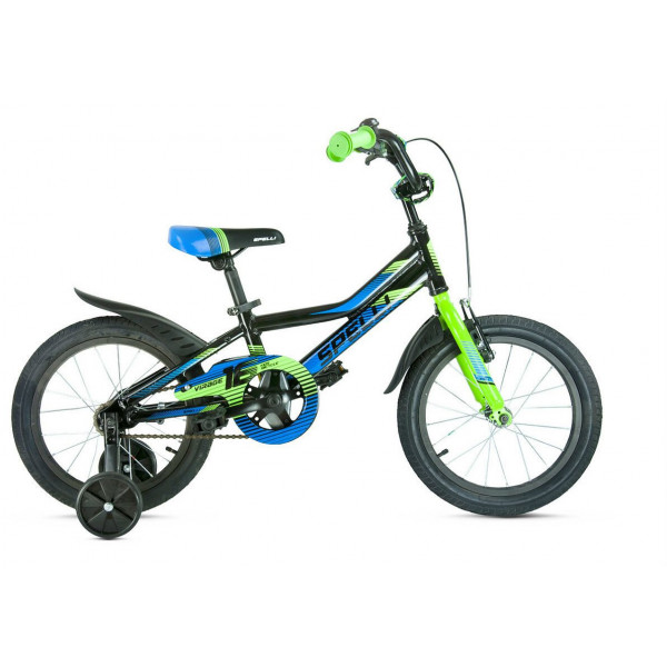 Велосипед Spelli Virage 16" (black-blue)