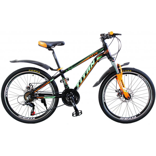 Велосипед Titan Atlant 24" (black orange)