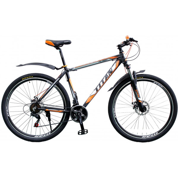 Велосипед Titan Flash 29" (black-grey-orange)