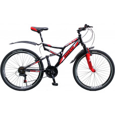 Велосипед Titan Ghost 26" (black-red)