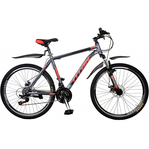 Велосипед Titan Protey 26" (black-red)