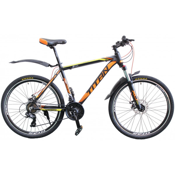 Велосипед Titan Solar 26" (black orange)