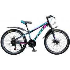 Велосипед Titan Street 24" (black green)