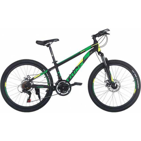 Велосипед Trinx M134 24" (black green)