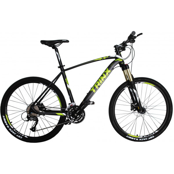 Велосипед Trinx X1 26" (black green)