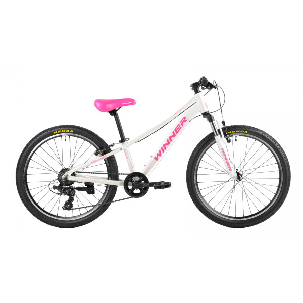 Велосипед Winner Betty 24" (white pink)