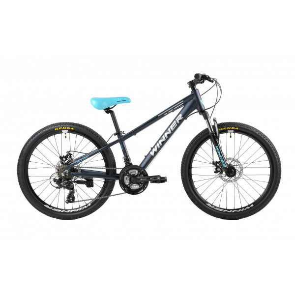 Велосипед Winner Bullet 24" (black blue)